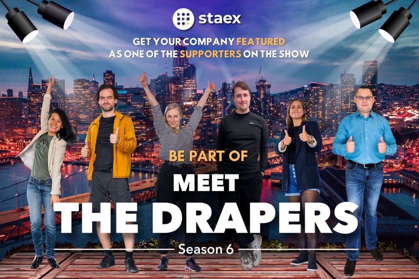 Staex team at Drapers