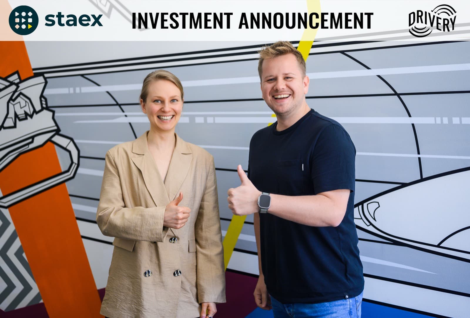 Drivery investment announcement